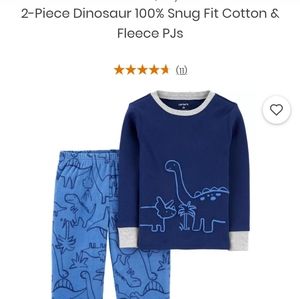 NWT 2 Piece Dinosaur Jammies 24 months pajamas